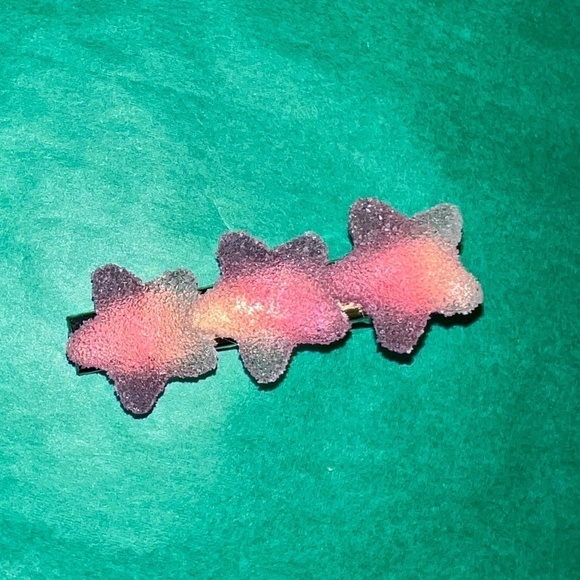 NWOT 🥀 Cute Girls Gradient Jelly Star Hair Clip - Picture 7 of 8